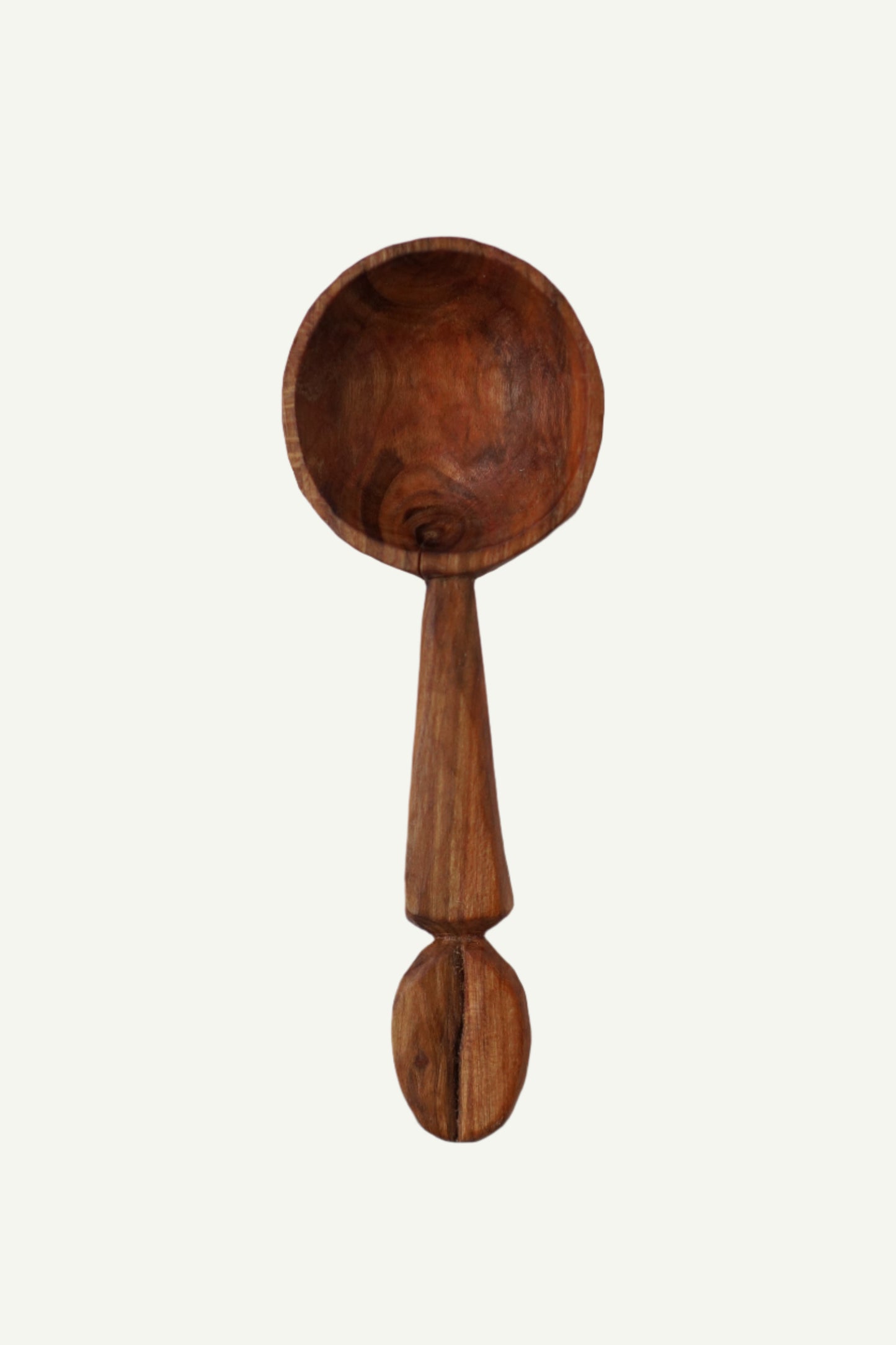 Coffee spoon with a coffee bean carving