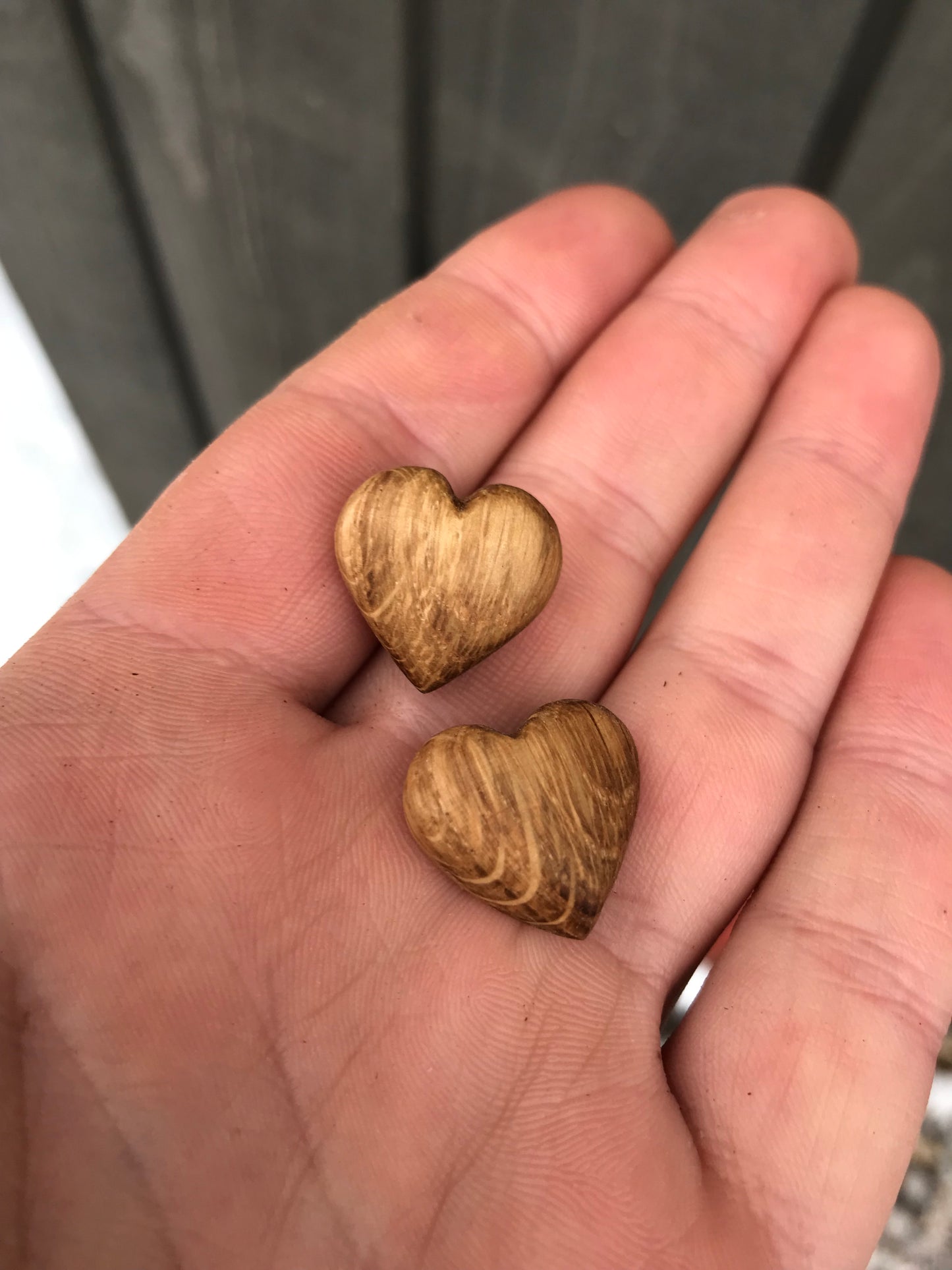 Wooden earrings SÜDA