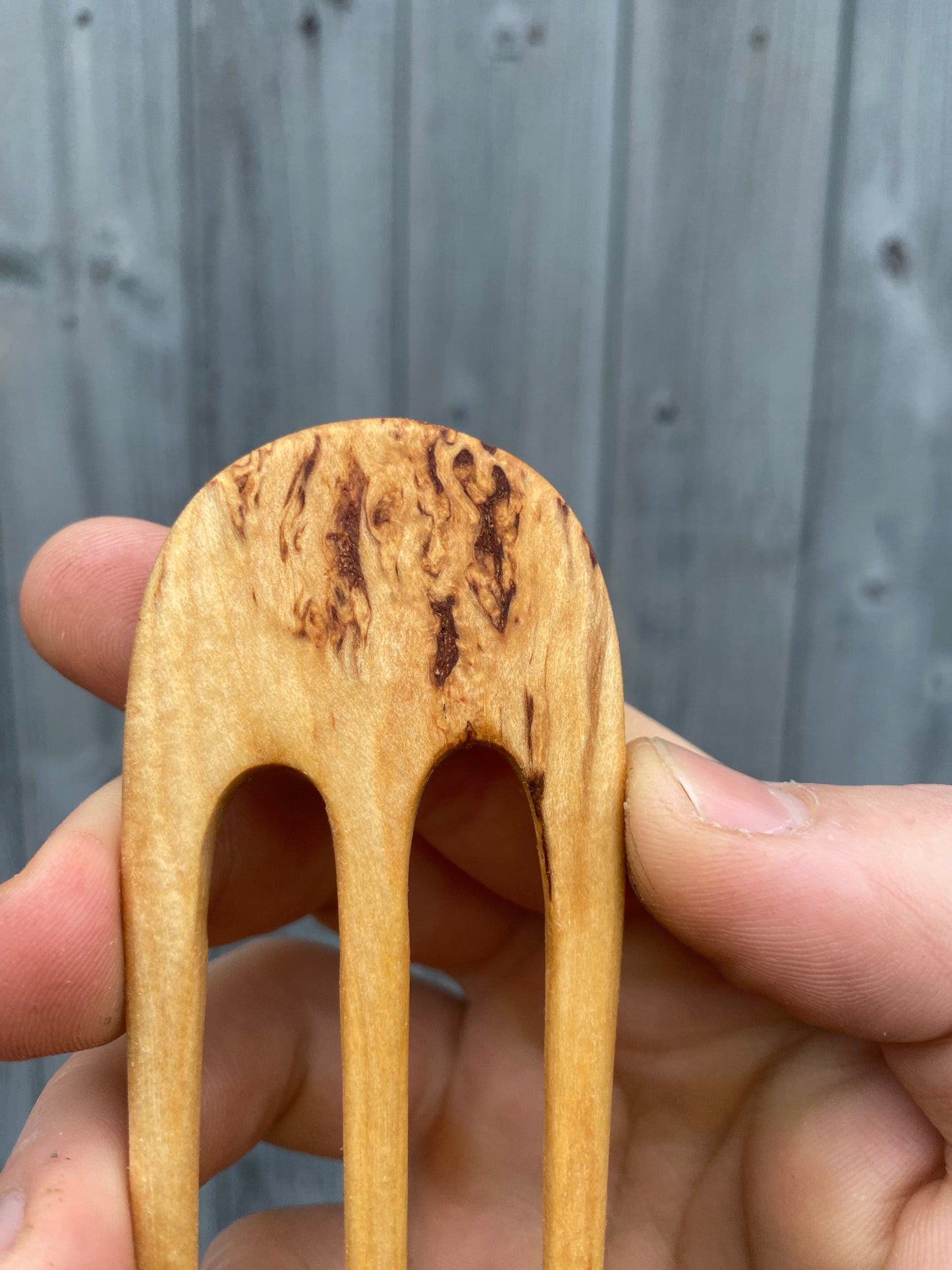 Luxorious hairfork set CURLY BIRCH