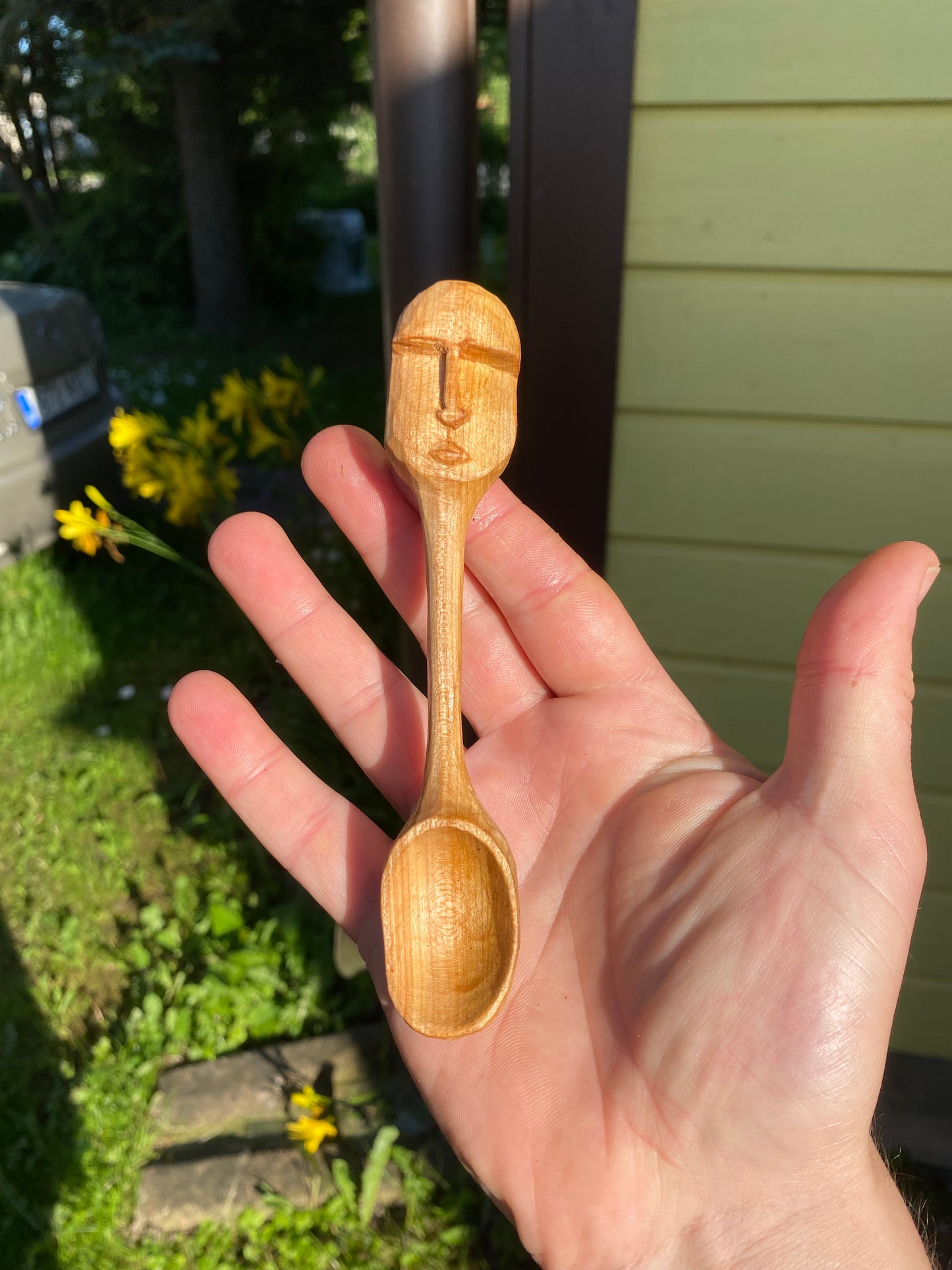 Sculpted small spoon