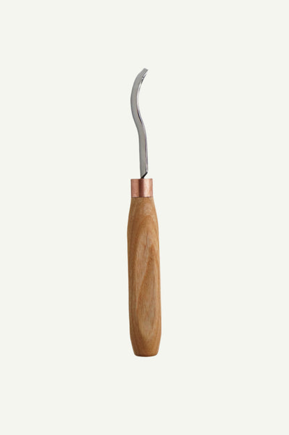 Compact bent gouge