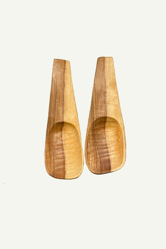 Õunapuust matkalusikate komplekt. 